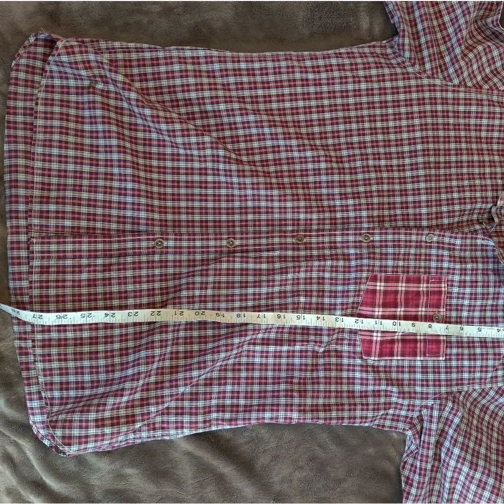 TED Baker button down plaid euc size 3 - Picture 6 of 6